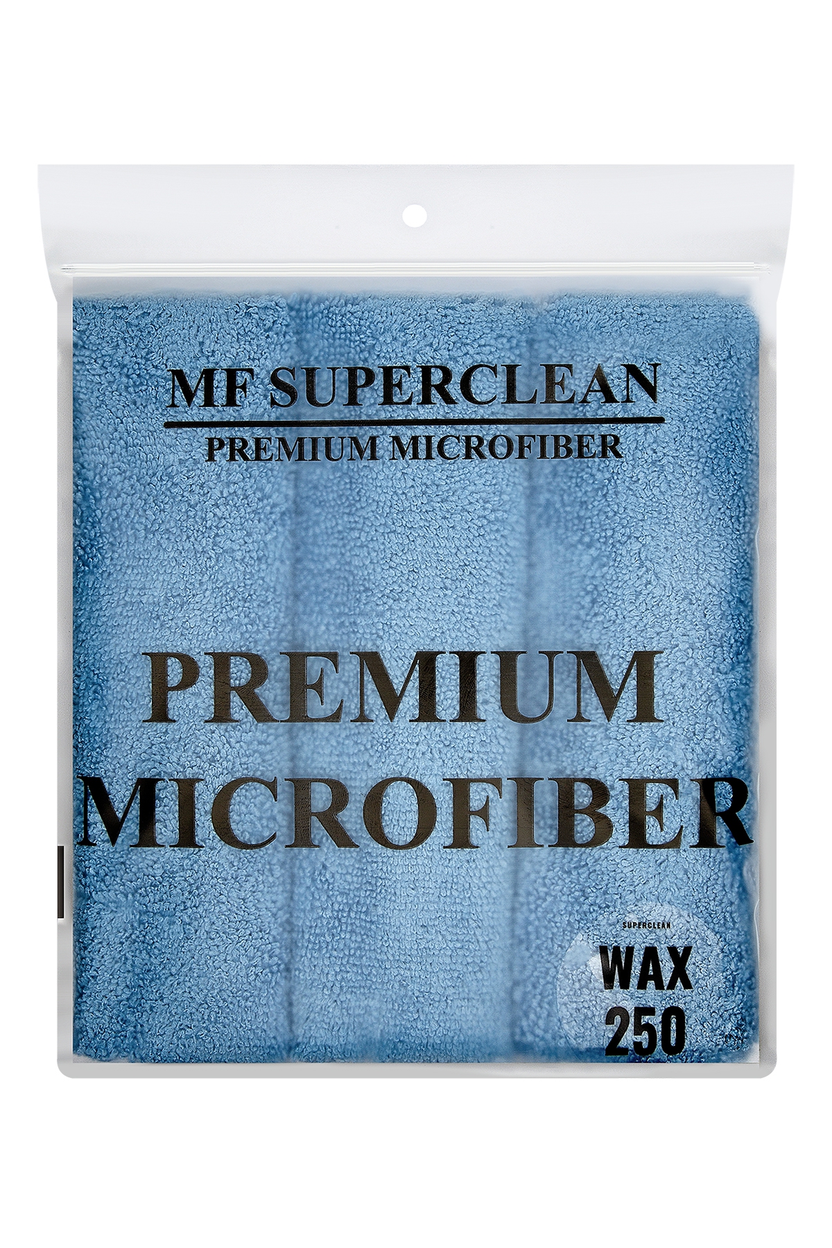 SUPERCLEAN MİKROFİBER CİLA  BEZİ  KENARSIZ  (40X40 CM) ( 250 GSM )