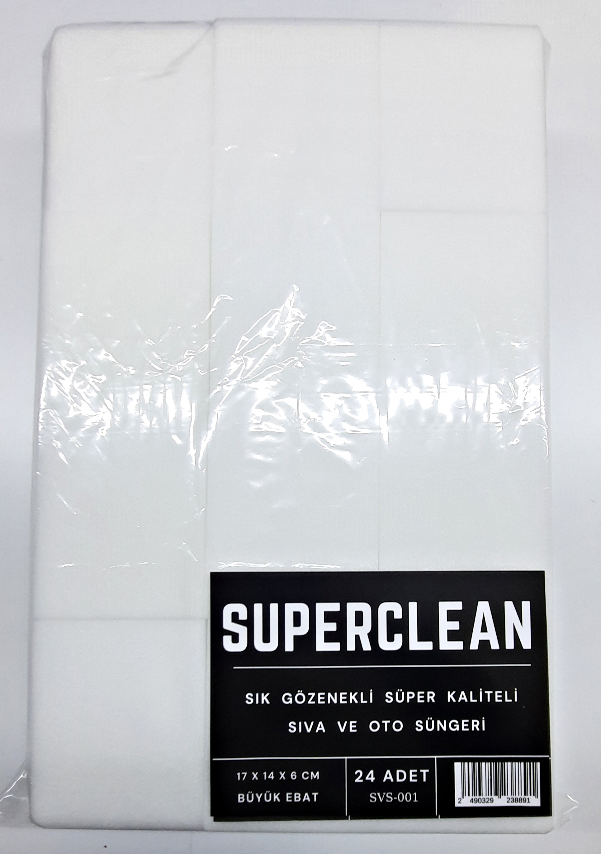 SUPERCLEAN  OTO YIKAMA SÜNGERİ 17X14X6 CM