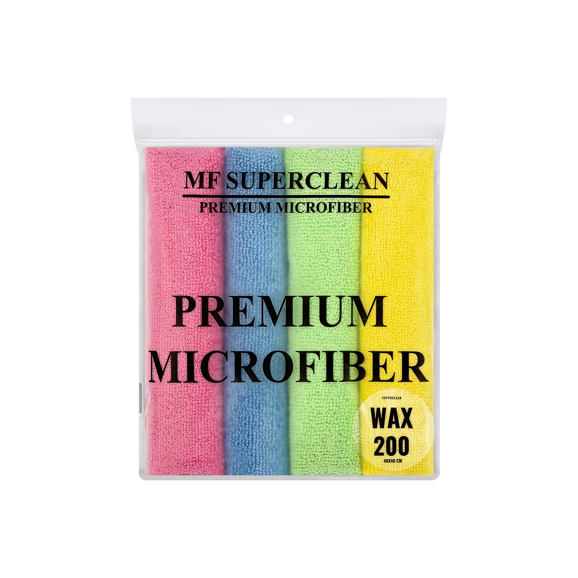 SUPERCLEAN MİKROFİBER GENEL TEMİZLİK  BEZİ  (40X40 CM)  4’LÜ  PAKET