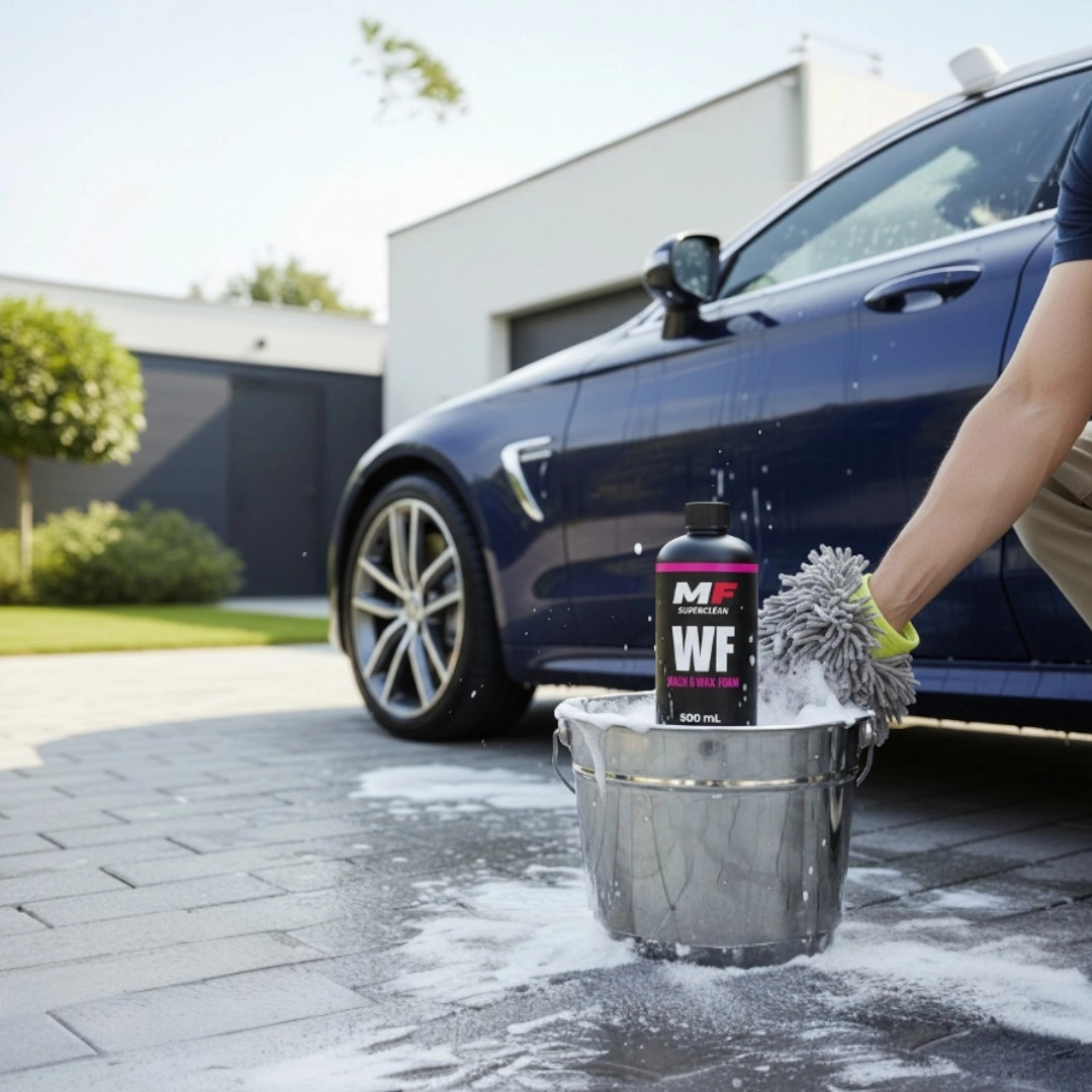 KÖPÜKLÜ OTO YIKAMA BAKIM SETİ - MİKROFİBER BEZ  HEDİYELİ