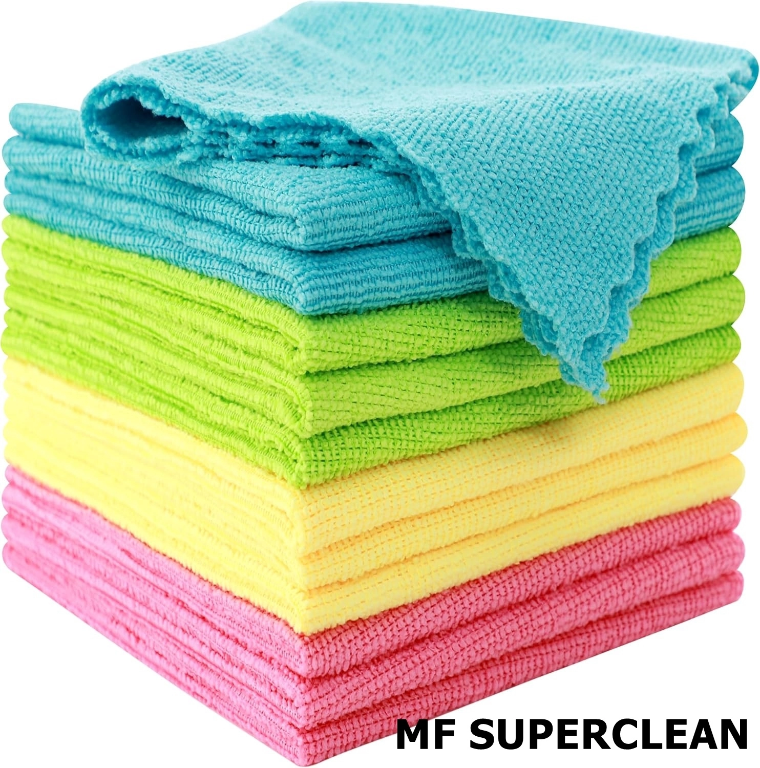SUPERCLEAN 5 Lİ MİKROFİBER GENEL TEMİZLİK BEZİ (40X40 CM)
