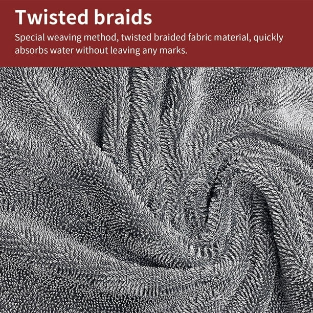 SUPERCLEAN  TWIST TOWEL  (50X80 CM ) (600 GSM )