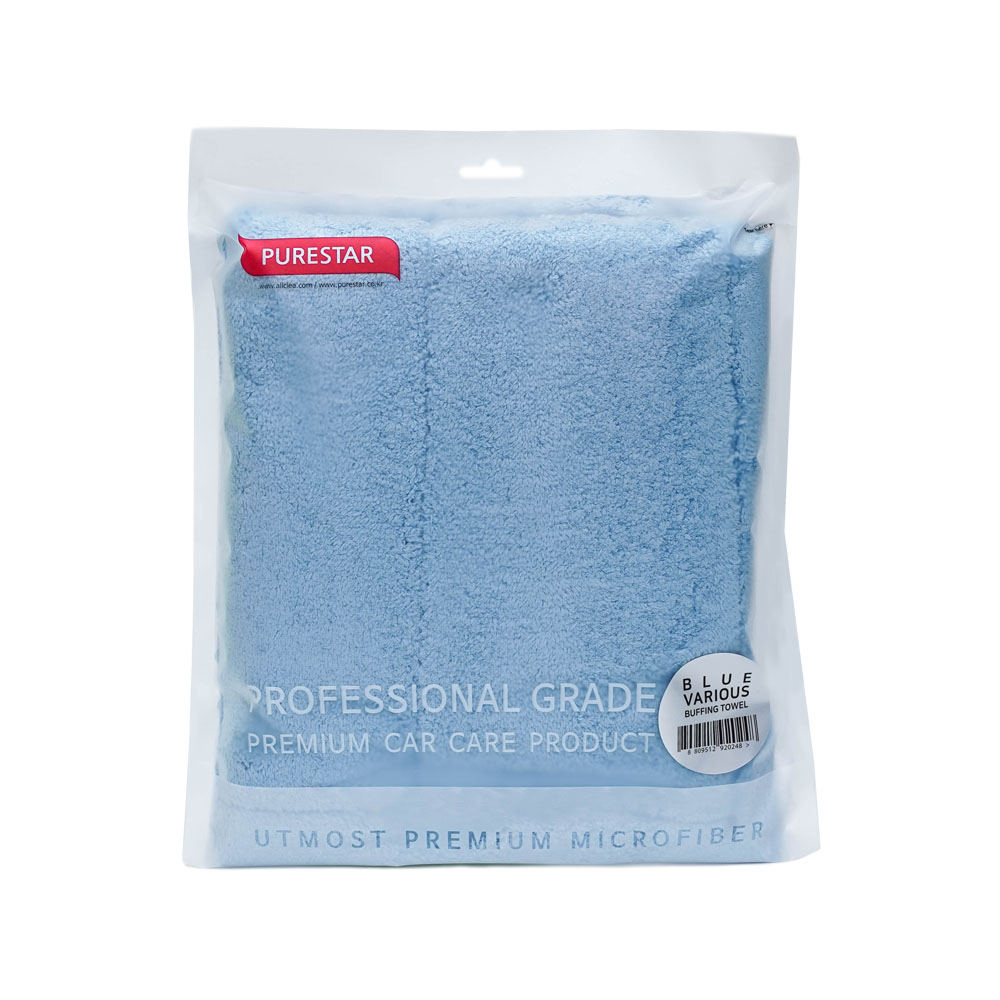 PURESTAR  LUXURY BUFFING TOWEL ( 40X40 CM ) (1400 GSM )