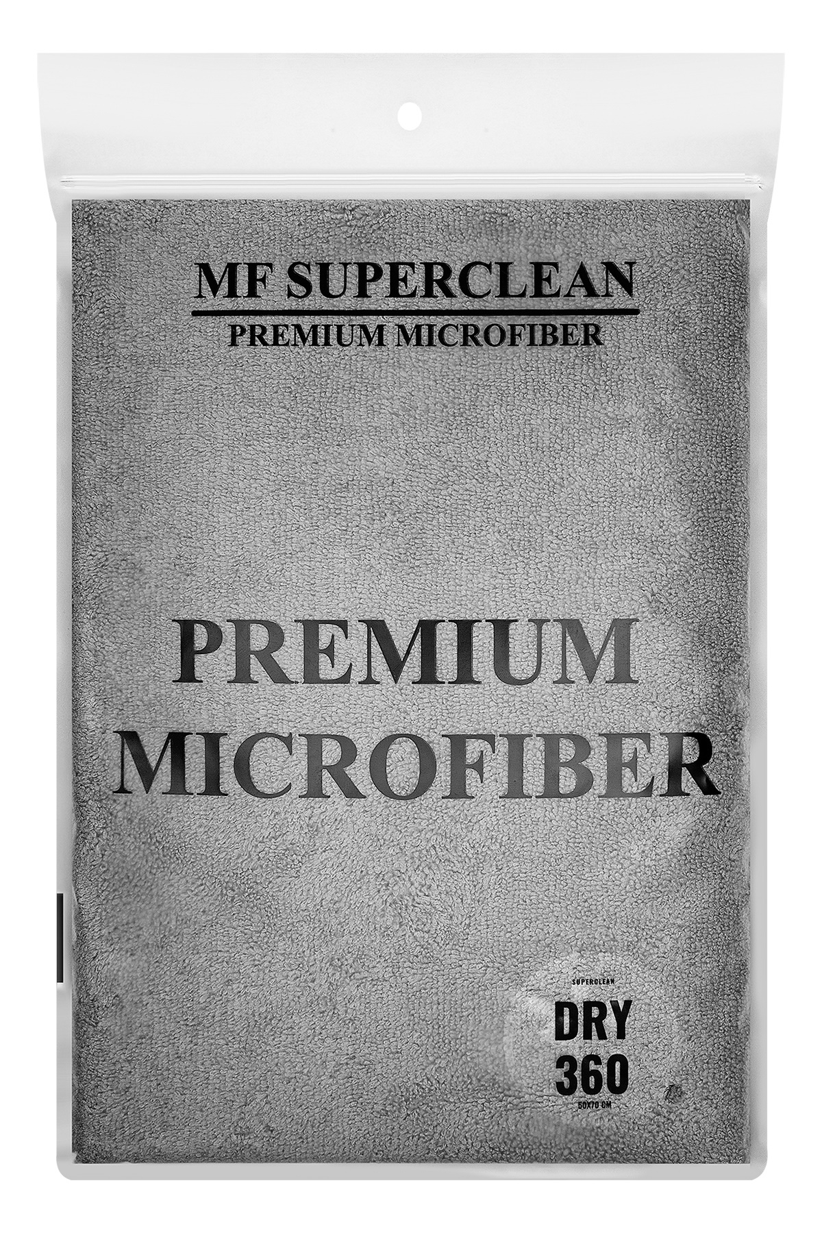 SUPERCLEAN MİKROFİBER OTO KURULAMA BEZİ  50X70 CM  360 GSM
