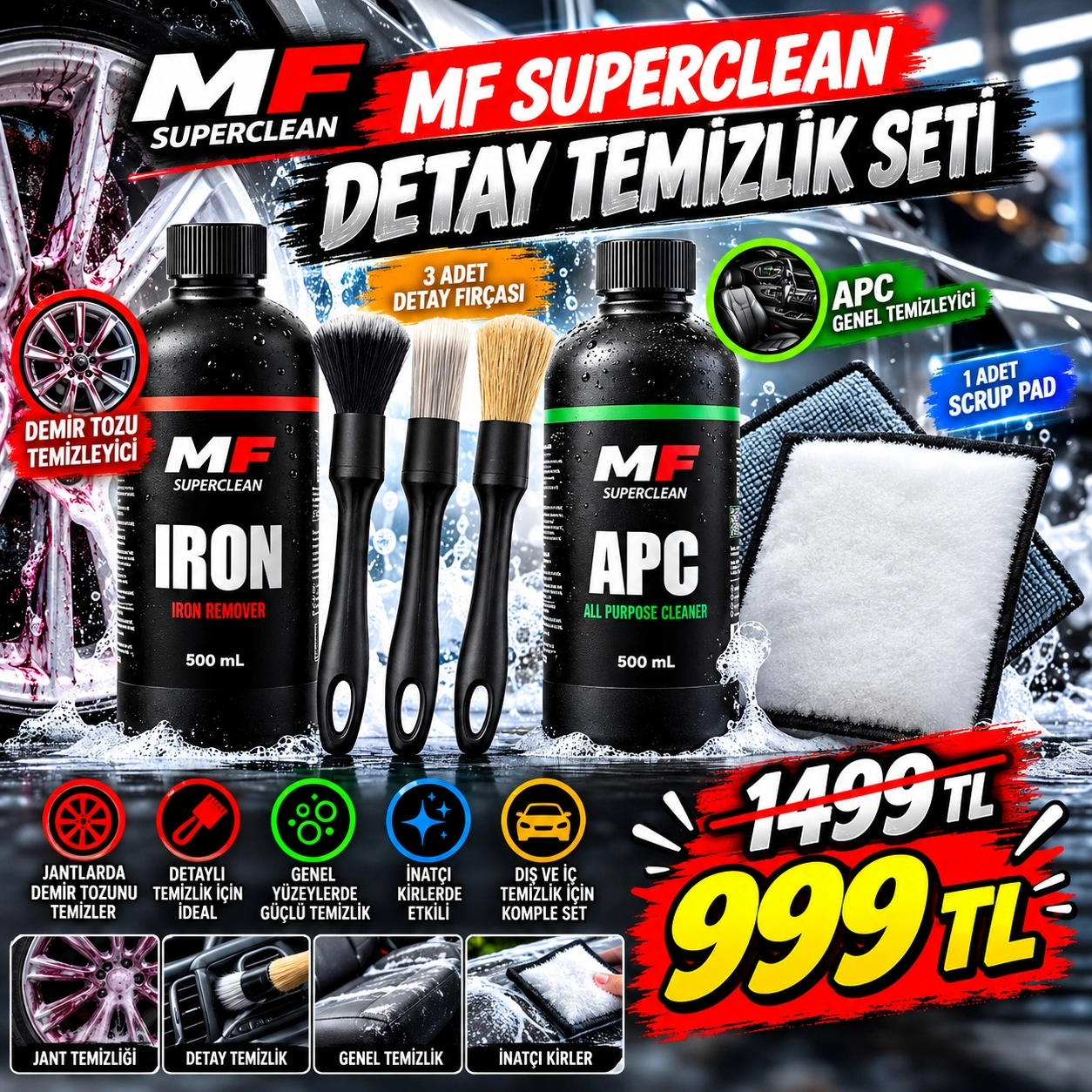 DETAYLI TEMİZLİK SETİ 