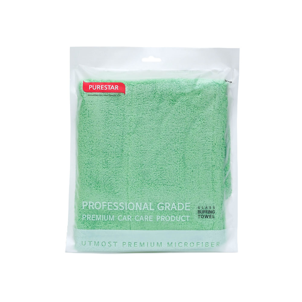 PURESTAR  GRASS  BUFFING TOWEL ( 40X40 CM ) (800 GSM )