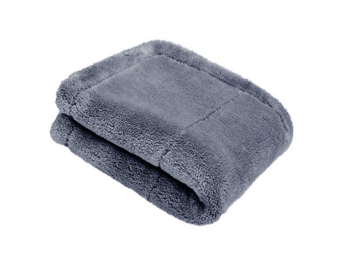 PURESTAR  LUXURY BUFFING TOWEL  GREY ( 40X40 CM ) (1200 GSM )