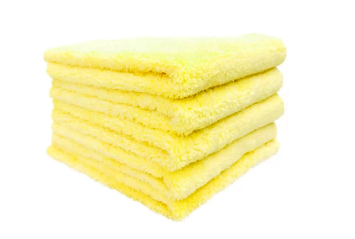 PLUSH EDGELESS BOTH SIDE BUFFING TOWEL   ( 32X32 CM ) (5’Lİ PAKET )