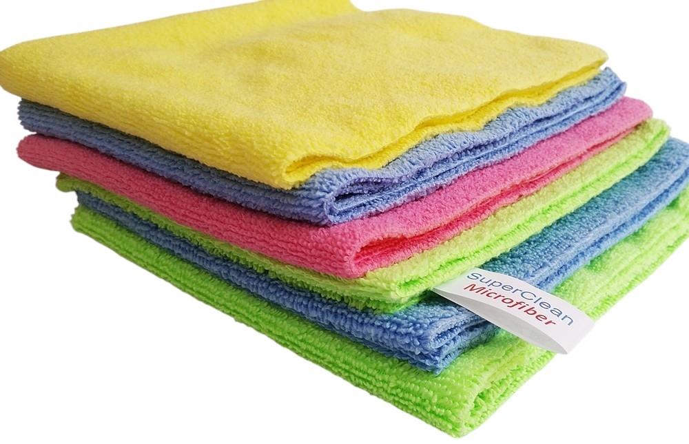 SUPERCLEAN MİKROFİBER CİLA  BEZİ  KENARSIZ  (40X40 CM) ( 250 GSM )