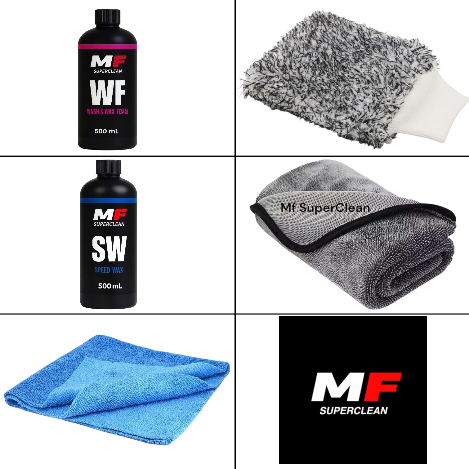 KÖPÜKLÜ OTO YIKAMA BAKIM SETİ - MİKROFİBER BEZ  HEDİYELİ