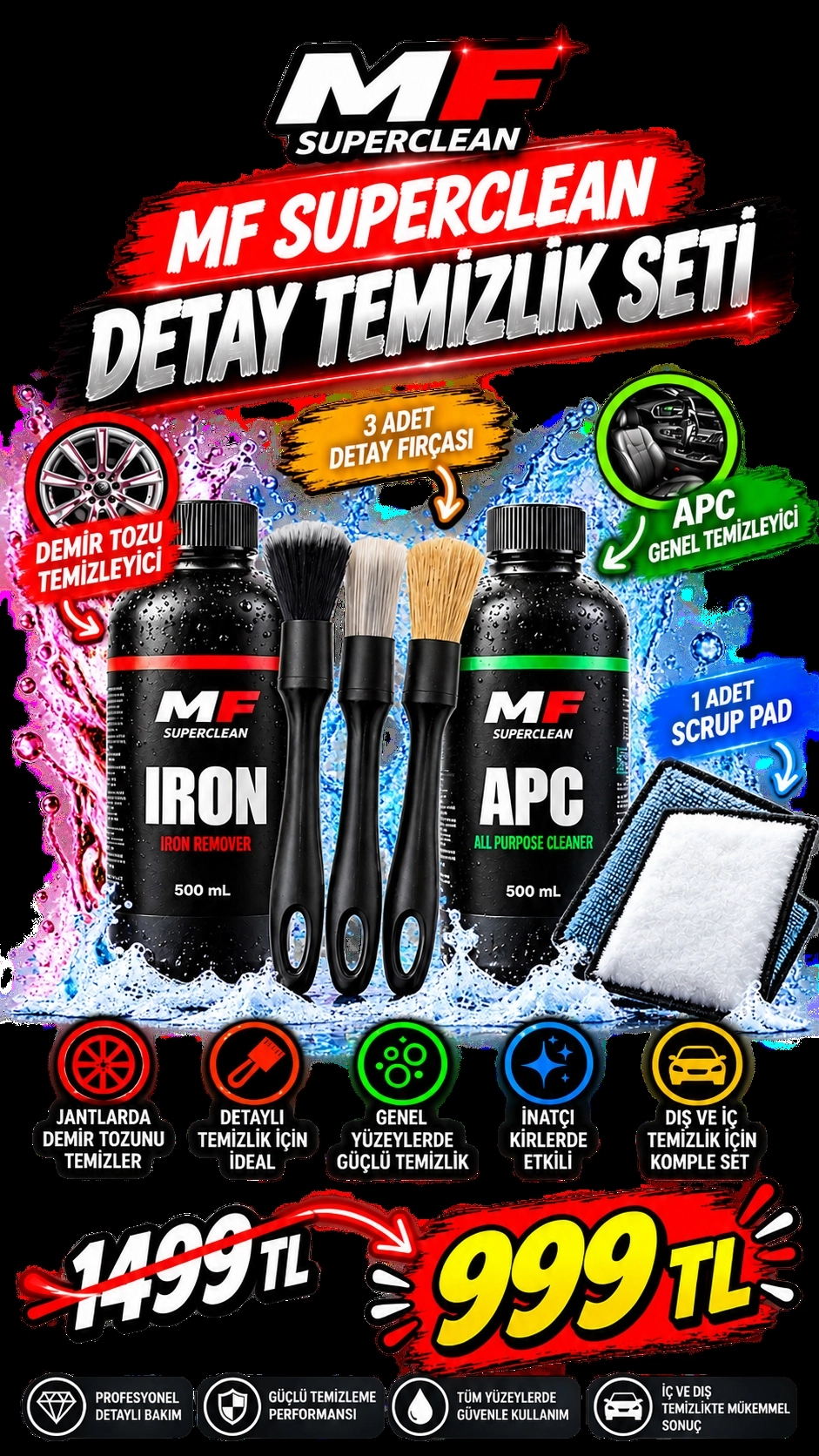 DETAYLI TEMİZLİK SETİ 