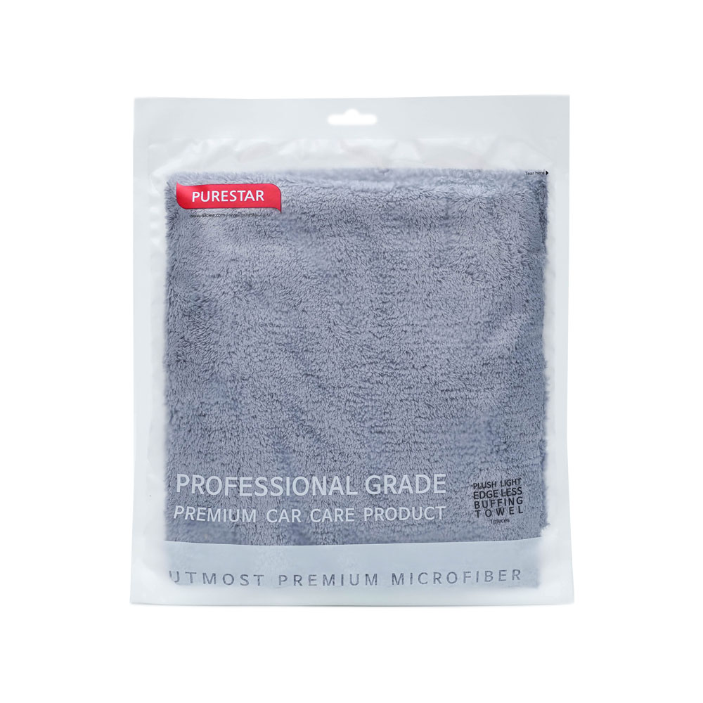 PURESTAR ROYAL GREY BUFFING TOWEL ( 40X40 CM ) (470 GSM )