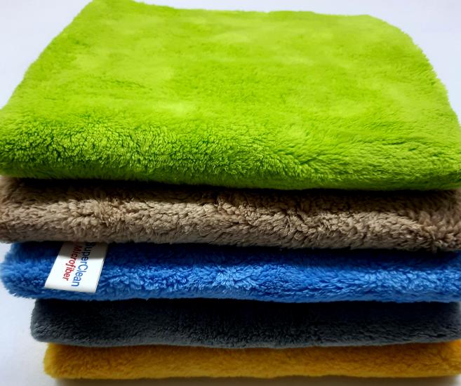 SUPERCLEAN MİKROFİBER CİLA HAVLUSU - PARLATMA - 380 GSM (40X40CM )