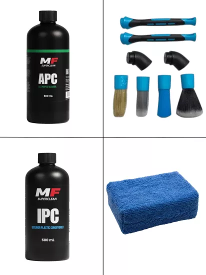 DETAYLI OTO BAKIM SETİ - MİKROFİBER PED HEDİYELİ