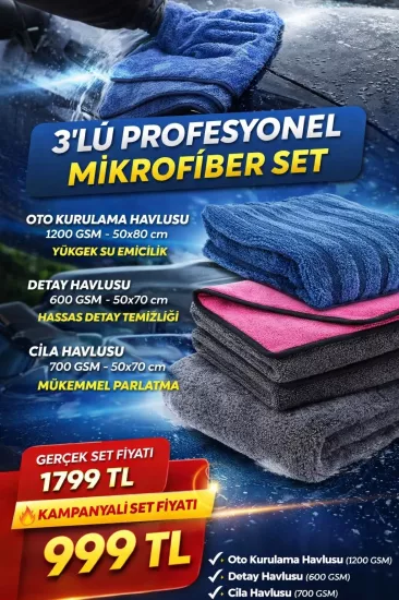 ŞOK İNDİRİM  - PREMİUM HAVLU SET - 