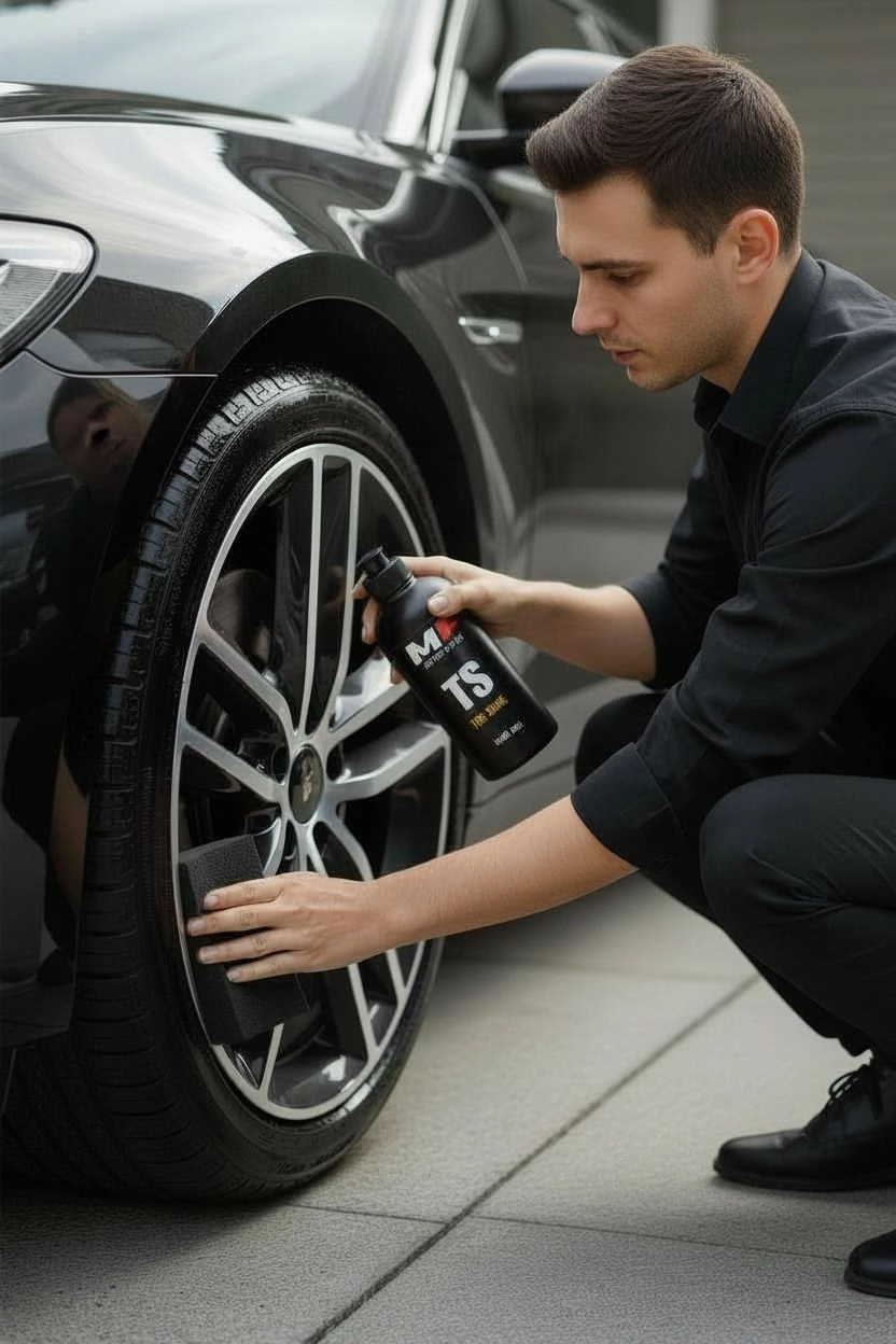 JANT / LASTİK OTO BAKIM SETİ - MİKROFİBER PED  HEDİYELİ