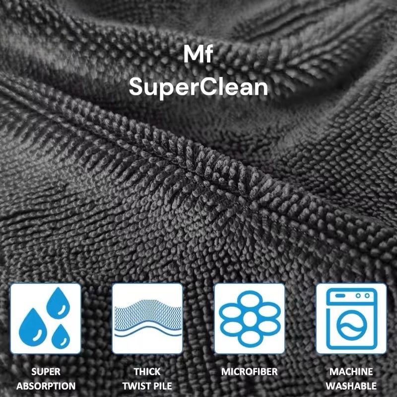 SUPERCLEAN  TWIST TOWEL  (50X80 CM ) (600 GSM )