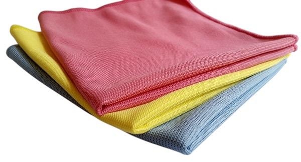 SUPERCLEAN MİKROFİBER CAM  BEZİ  ( 40x40 CM) ( 250 GSM )